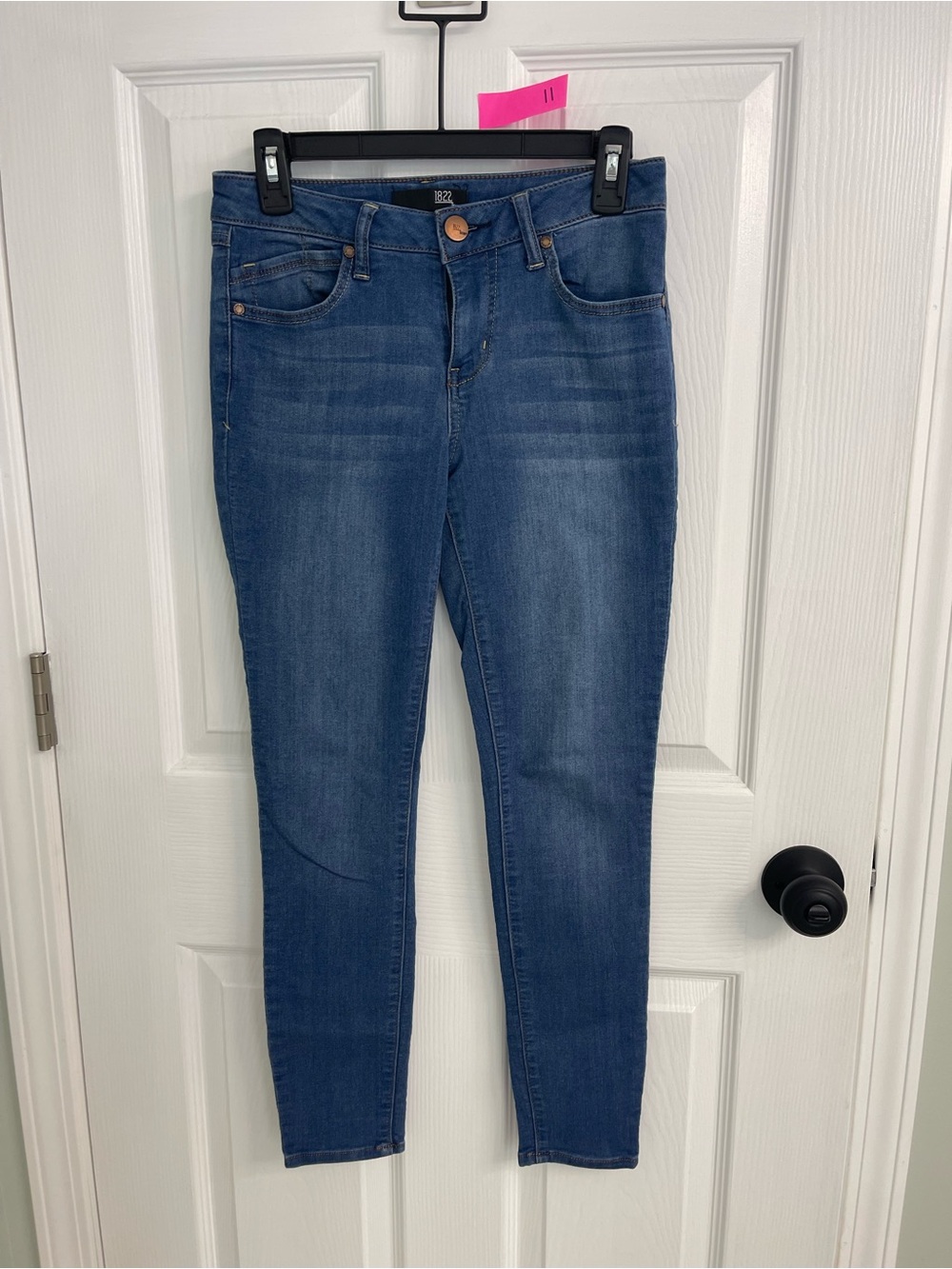 1822 Denim Blue Skinny Stretch Jeans